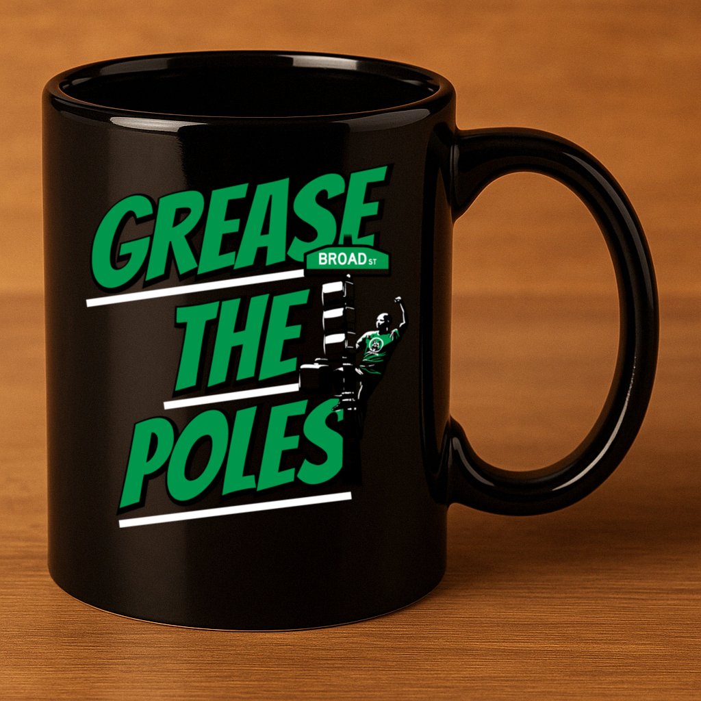 Grease The Poles Philadelphia Football 11oz C Handle Ceramic Mug