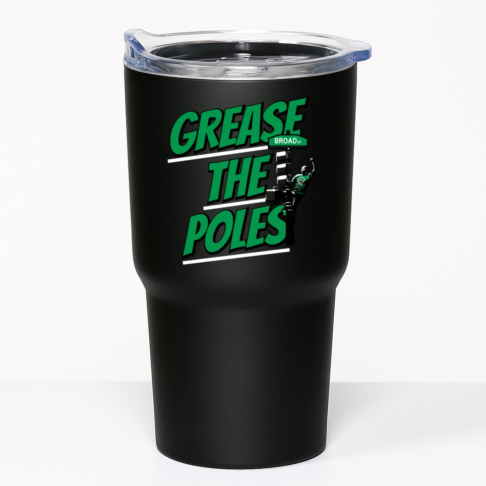 Grease The Poles Philadelphia Football Tumbler