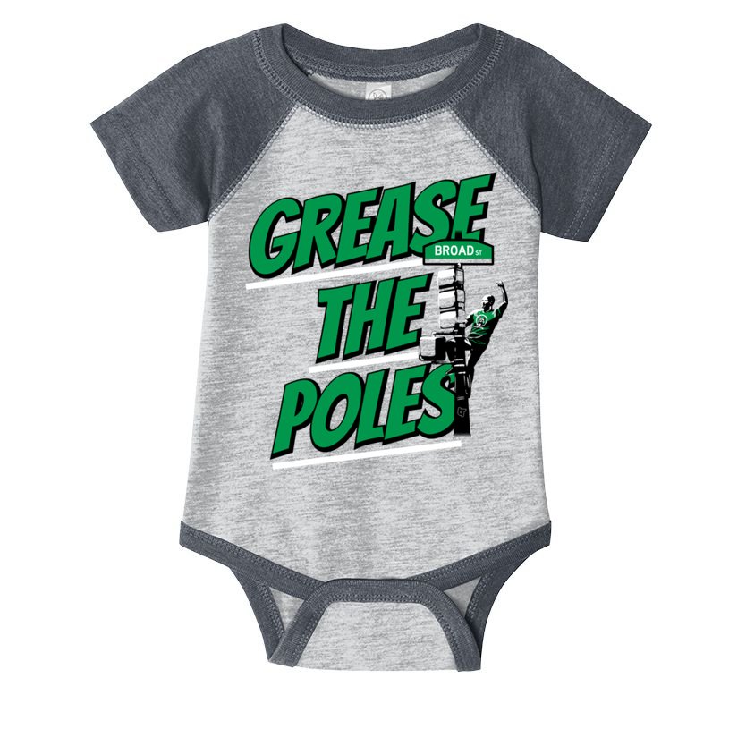 Grease The Poles Philadelphia Football Infant Baby Jersey Bodysuit