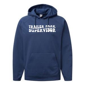 Groovy Trailer Park Supervisor Funny Joke Quote Performance Fleece Hoodie