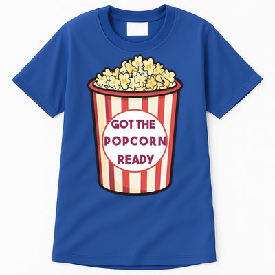 Got The Popcorn Ready Movie Night Tall T-Shirt