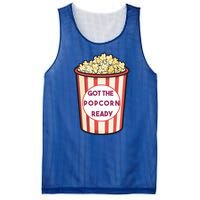 Got The Popcorn Ready Movie Night Mesh Reversible Basketball Jersey Tank