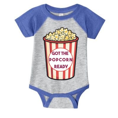 Got The Popcorn Ready Movie Night Infant Baby Jersey Bodysuit