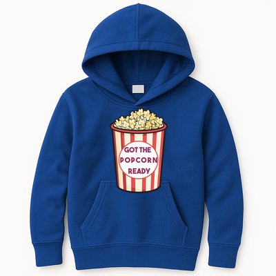 Got The Popcorn Ready Movie Night Kids Hoodie