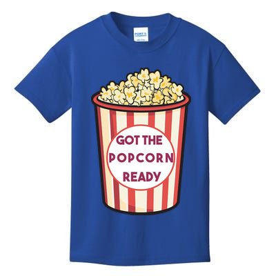 Got The Popcorn Ready Movie Night Kids T-Shirt