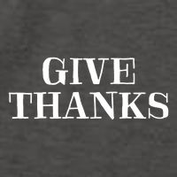 Give Thanks Positive Quote Thanksgiving Vector Backpack