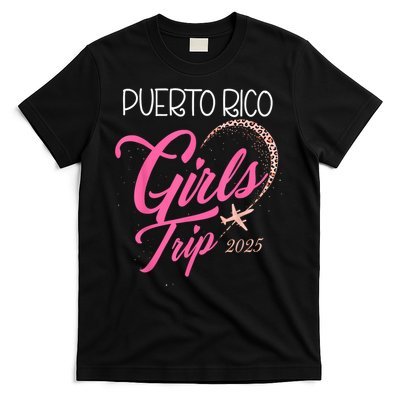 Girl Trip Puerto Rico 2025 Vacation Weekend Birthday Squad T-Shirt