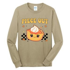 Girl Thanksgiving Piece Out Pieshirt Funny Tall Long Sleeve T-Shirt