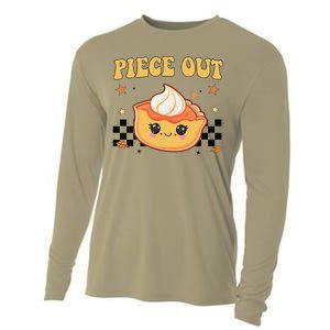 Girl Thanksgiving Piece Out Pieshirt Funny Cooling Performance Long Sleeve Crew