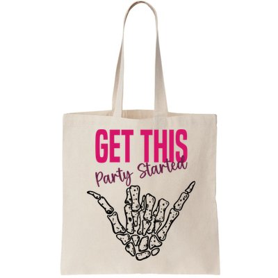 Get This Party Started Rock Skeleton Bag