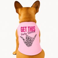 Get This Party Started Rock Skeleton Doggie Tank