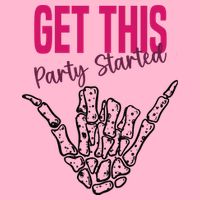 Get This Party Started Rock Skeleton Premium T-Shirt