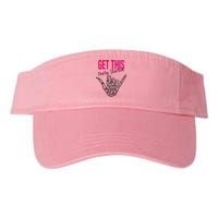 Get This Party Started Rock Skeleton Visor