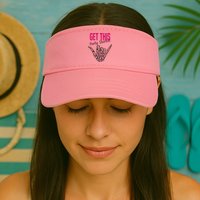 Get This Party Started Rock Skeleton Visor