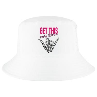 Get This Party Started Rock Skeleton Cool Comfort Performance Bucket Hat