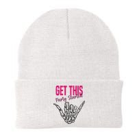 Get This Party Started Rock Skeleton Beanie