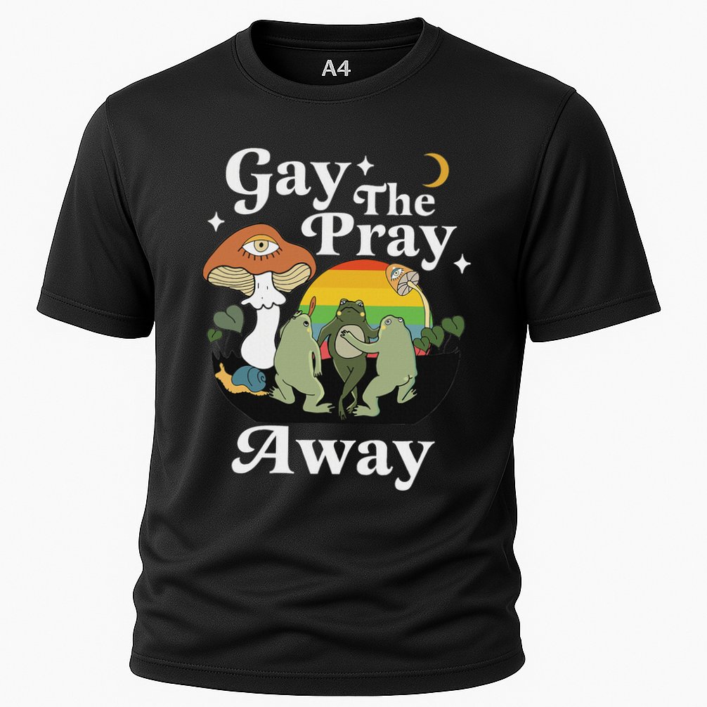 Gay The Pray Away Funny Gay Frog Lgbtq Pride Performance Shirt