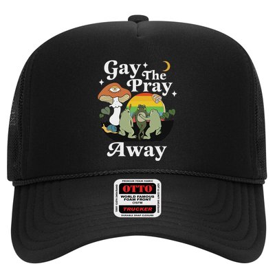 Gay The Pray Away Funny Gay Frog Lgbtq Pride Hat