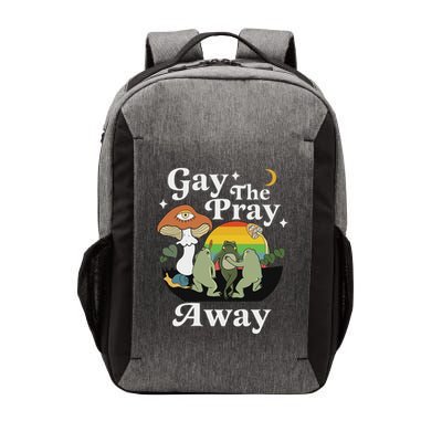 Gay The Pray Away Funny Gay Frog Lgbtq Pride Vector Backpack