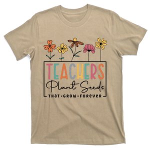 Groovy Teachers Plant Seeds That Grow Forever Back To School T-Shirt