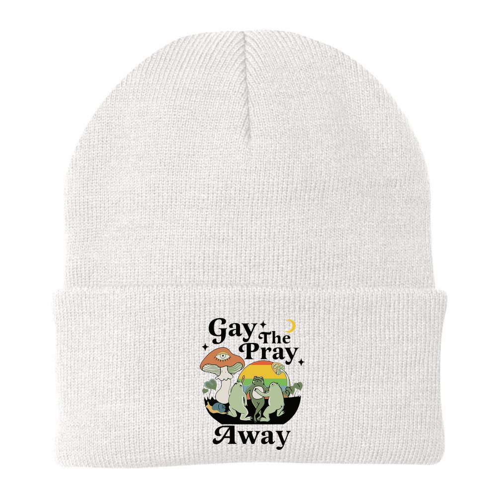Gay The Pray Away Pride Beanie