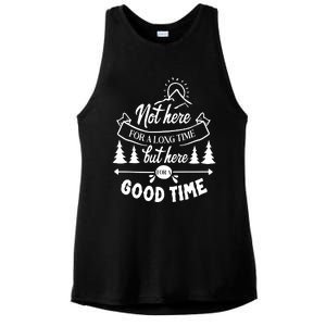 Good Time Positive Message Ladies PosiCharge Tri-Blend Wicking Tank