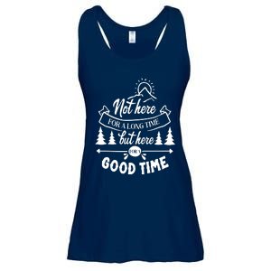 Good Time Positive Message Ladies Essential Flowy Tank