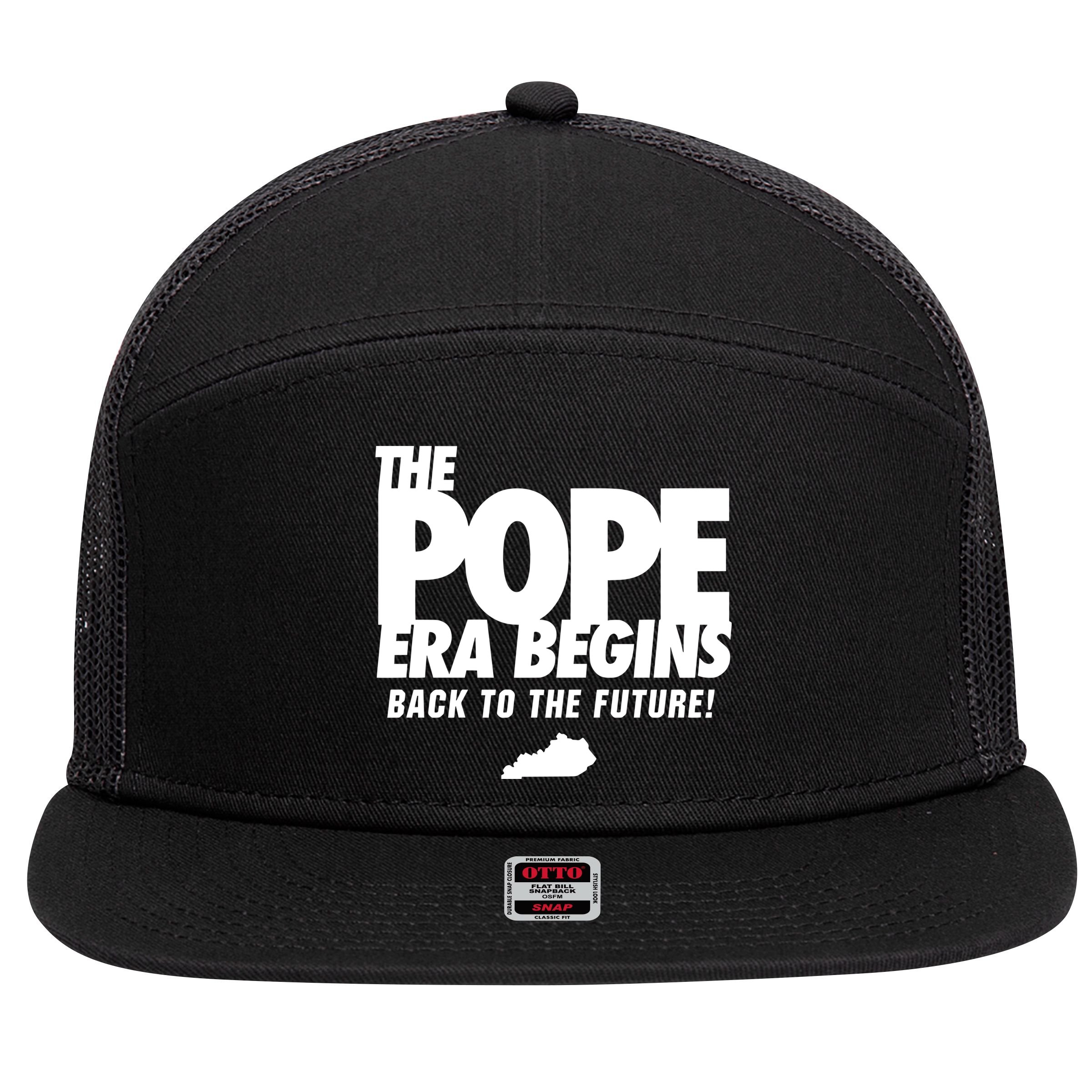 Goose21tees The Pope Era Begins 7 Panel Mesh Trucker Snapback Hat