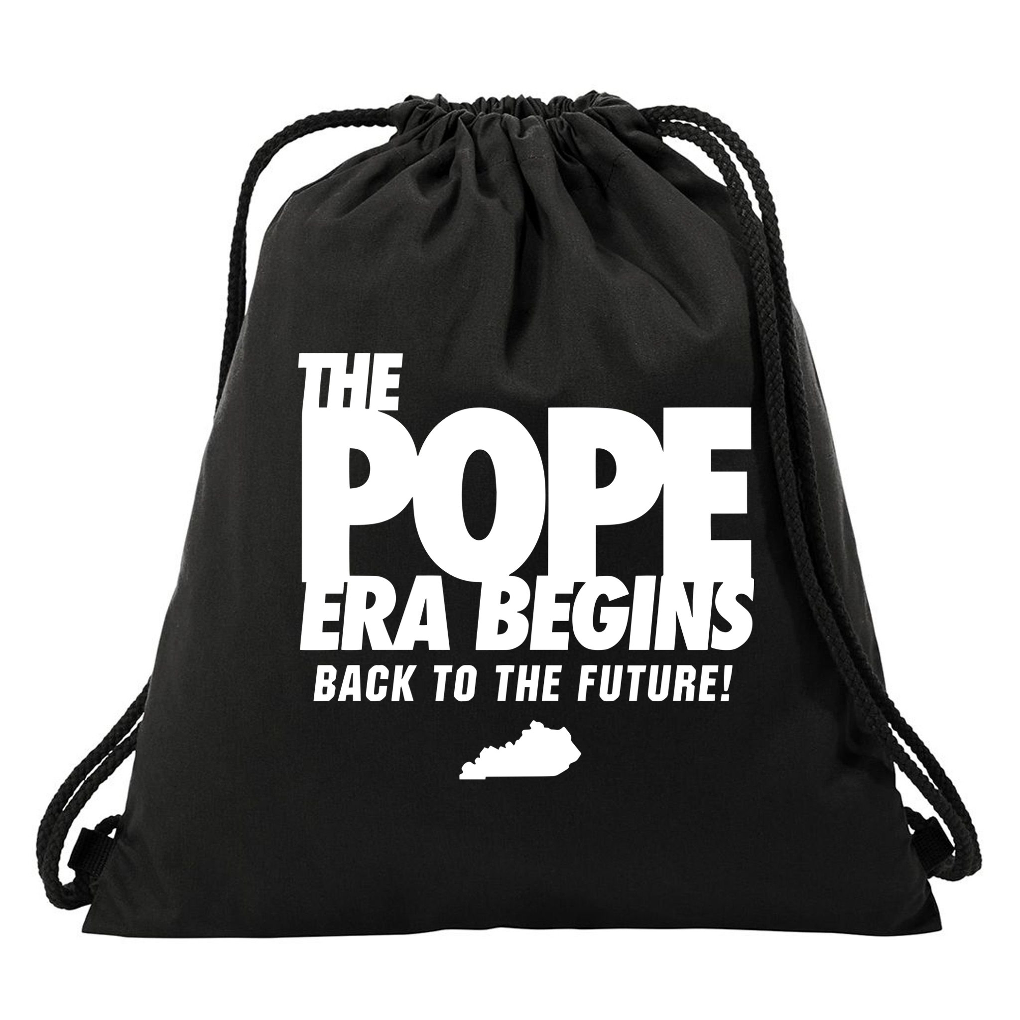 Goose21tees The Pope Era Begins Drawstring Bag