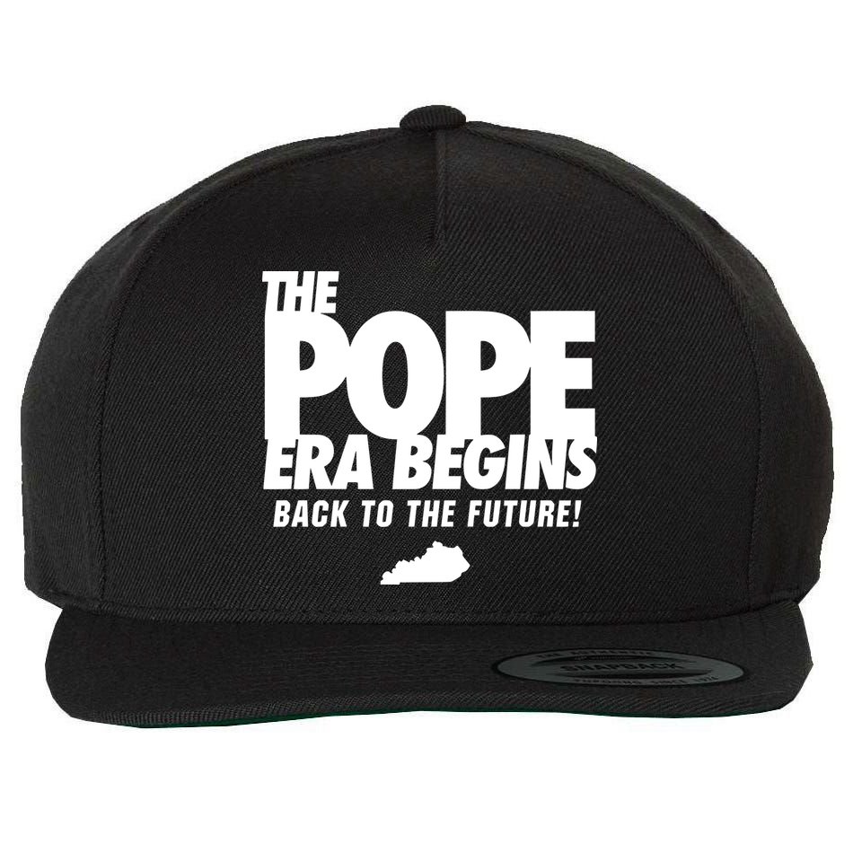 Goose21tees The Pope Era Begins Wool Snapback Cap