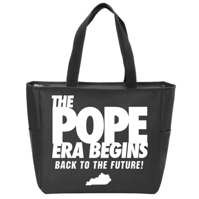 Goose21tees The Pope Era Begins Zip Tote Bag