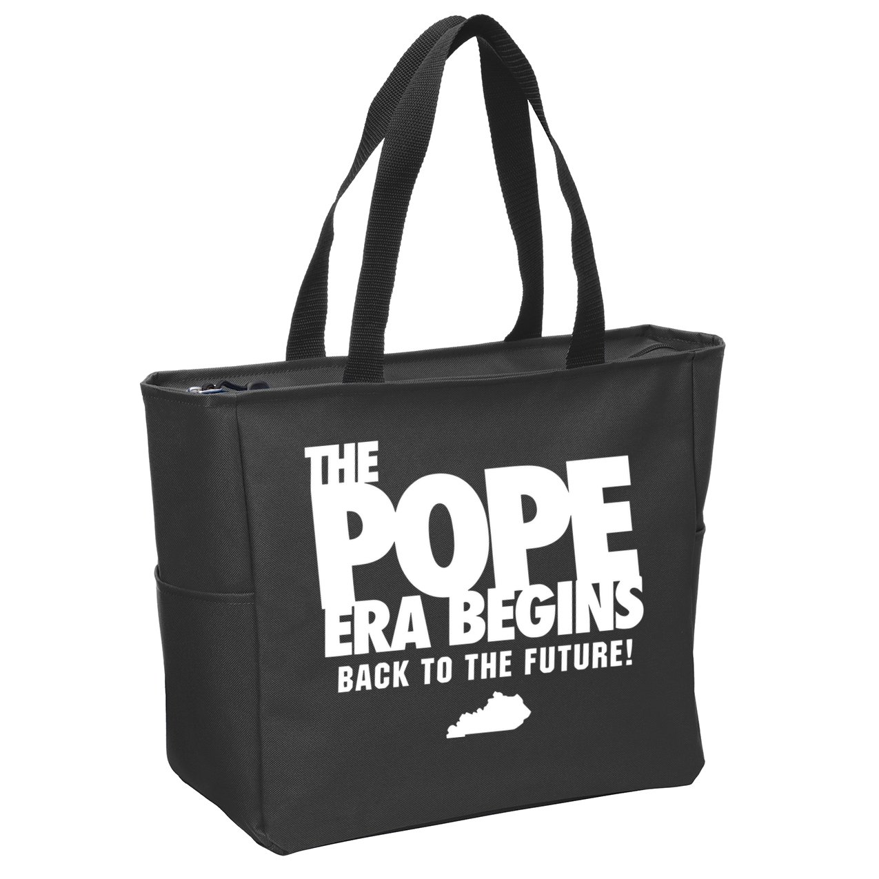 Goose21tees The Pope Era Begins Zip Tote Bag