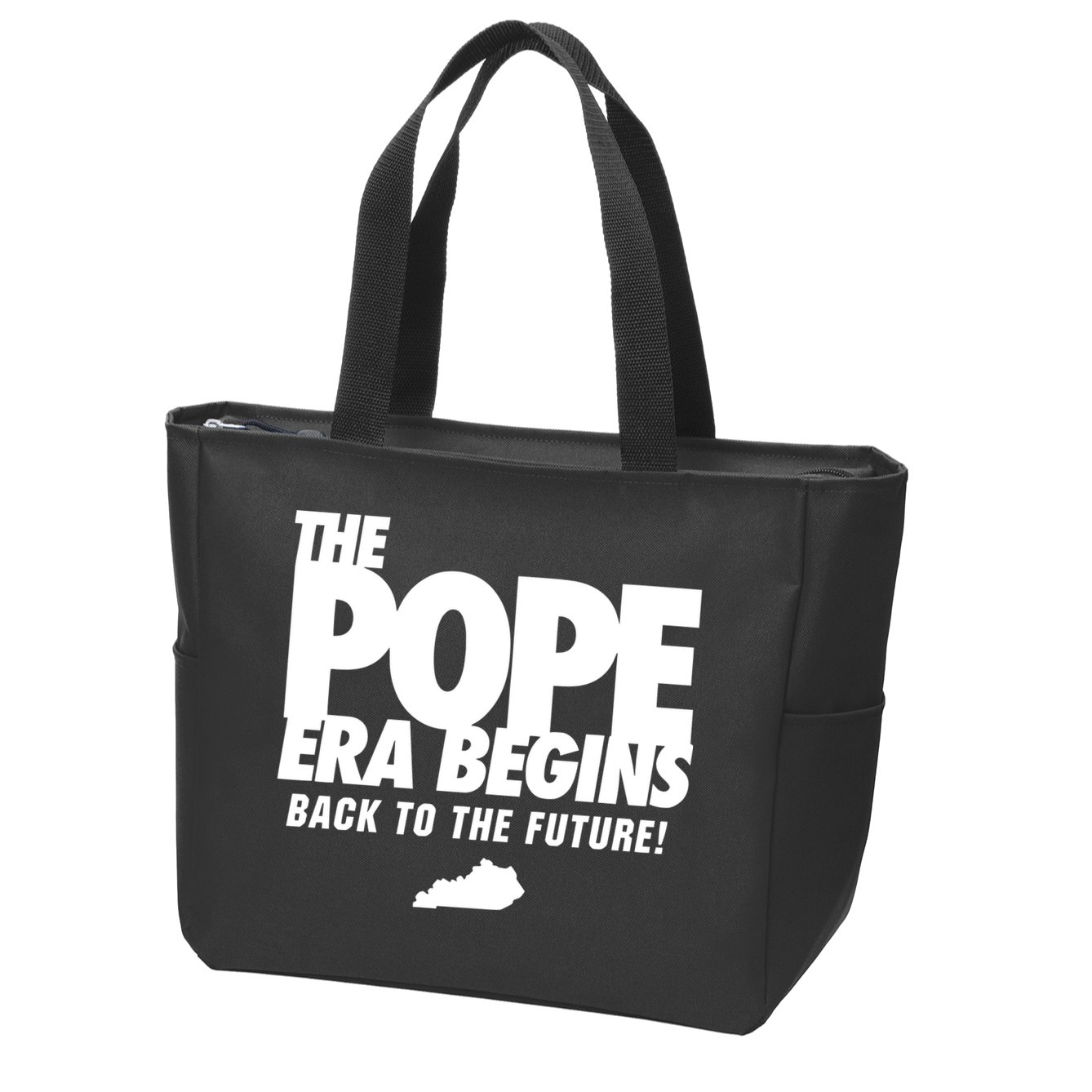 Goose21tees The Pope Era Begins Zip Tote Bag
