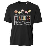 Groovy Teachers Plant Seeds That Grow Forever Cooling Performance Crew T-Shirt