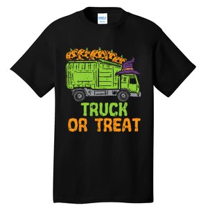 Garbage Truck Pumpkins Halloween Tall T-Shirt