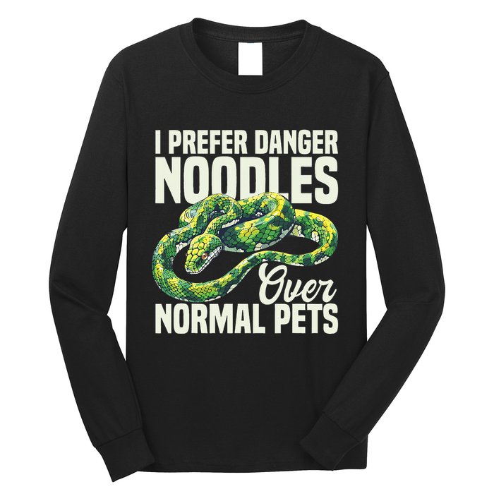 Green Tree Python Cage Reptile Keeper Snake Food Python Long Sleeve Shirt