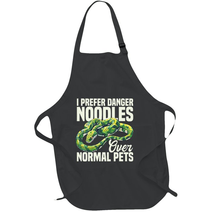 Green Tree Python Cage Reptile Keeper Snake Food Python Full-Length Apron With Pockets
