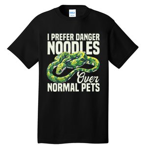 Green Tree Python Cage Reptile Keeper Snake Food Python Tall T-Shirt