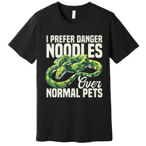 Green Tree Python Cage Reptile Keeper Snake Food Python Premium T-Shirt