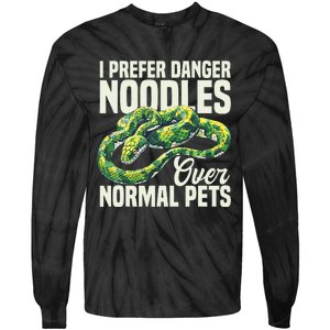 Green Tree Python Cage Reptile Keeper Snake Food Python Tie-Dye Long Sleeve Shirt