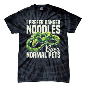 Green Tree Python Cage Reptile Keeper Snake Food Python Tie-Dye T-Shirt