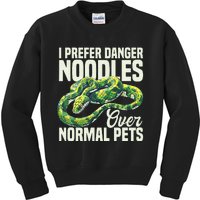 Green Tree Python Cage Reptile Keeper Snake Food Python Kids Sweatshirt