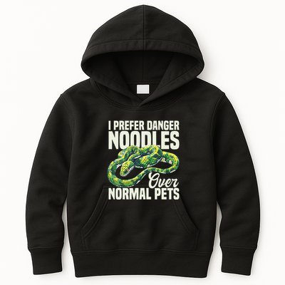 Green Tree Python Cage Reptile Keeper Snake Food Python Kids Hoodie
