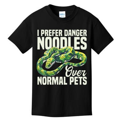 Green Tree Python Cage Reptile Keeper Snake Food Python Kids T-Shirt