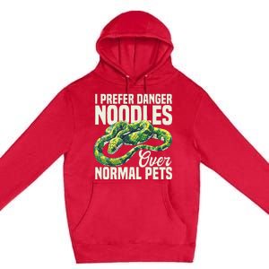 Green Tree Python Cage Reptile Keeper Snake Food Python Premium Pullover Hoodie