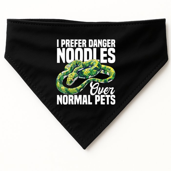 Green Tree Python Cage Reptile Keeper Snake Food Python USA-Made Doggie Bandana