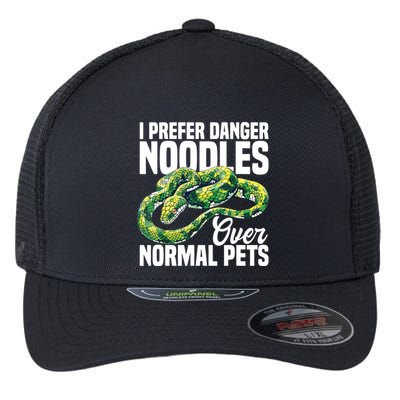 Green Tree Python Cage Reptile Keeper Snake Food Python Flexfit Unipanel Trucker Cap