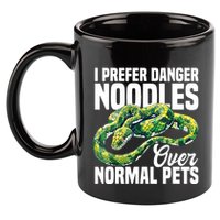 Green Tree Python Cage Reptile Keeper Snake Food Python 11oz C Handle Ceramic Mug