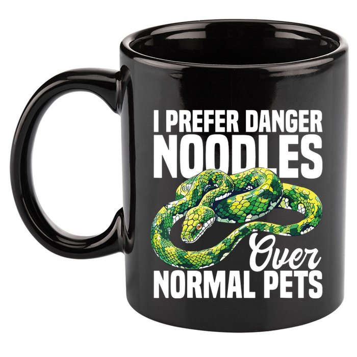 Green Tree Python Cage Reptile Keeper Snake Food Python 11oz C Handle Ceramic Mug