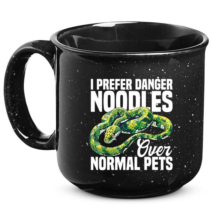 Green Tree Python Cage Reptile Keeper Snake Food Python 15oz Campfire Ceramic Mug